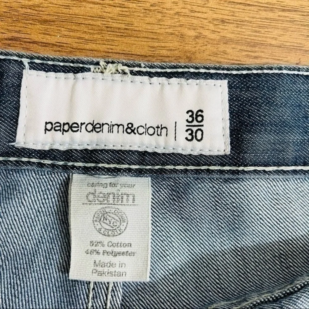 PaperDenim & Cloth Cotton Blend Hi-Rise Jeans Size 36x30